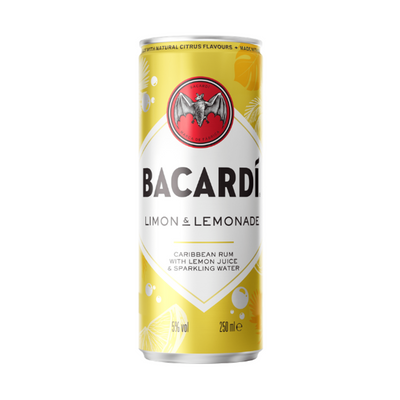 Bacardi Limon and Lemonade