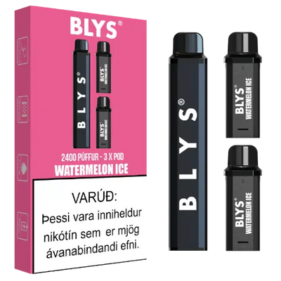 BLYS Kit 2400 (3 poddar) - Strawberry Ice