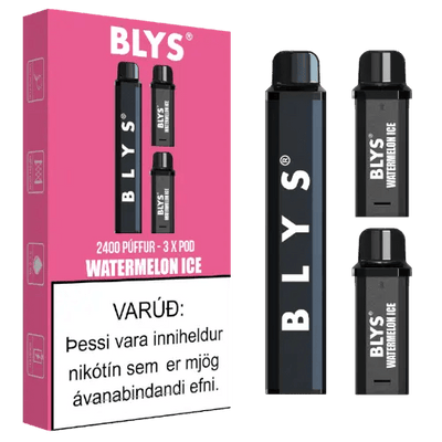 BLYS Kit 2400 (3 poddar) - Strawberry Ice