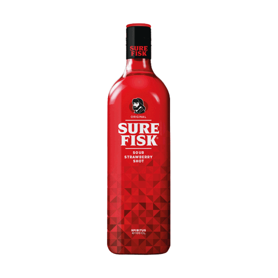 Sure Fisk Sour Strawberry 1000 ml