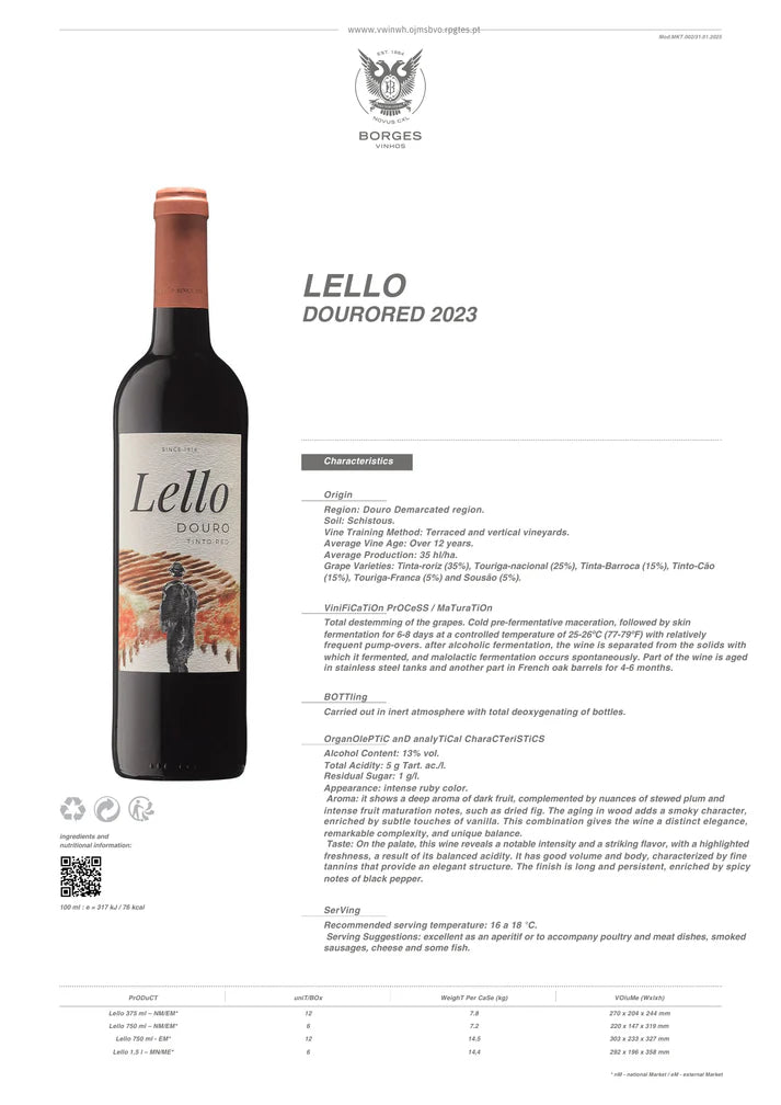 Lello Douro Red - 375ml (hálf flaska)