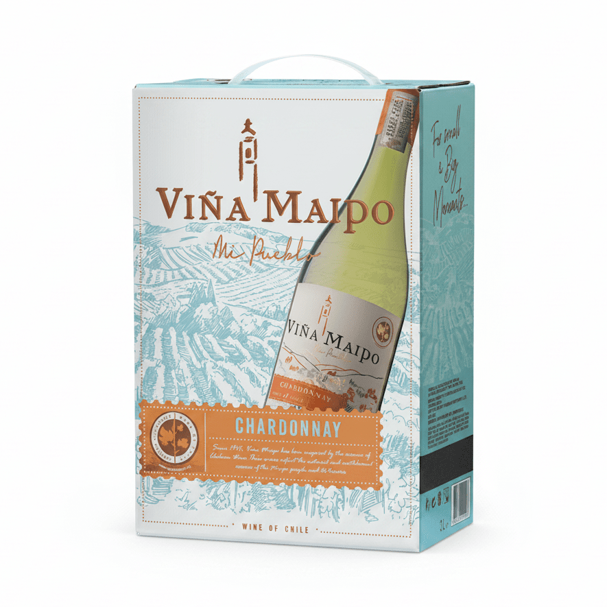 Vina Maipo Mi Pueblo Chardonnay, Chile 3L