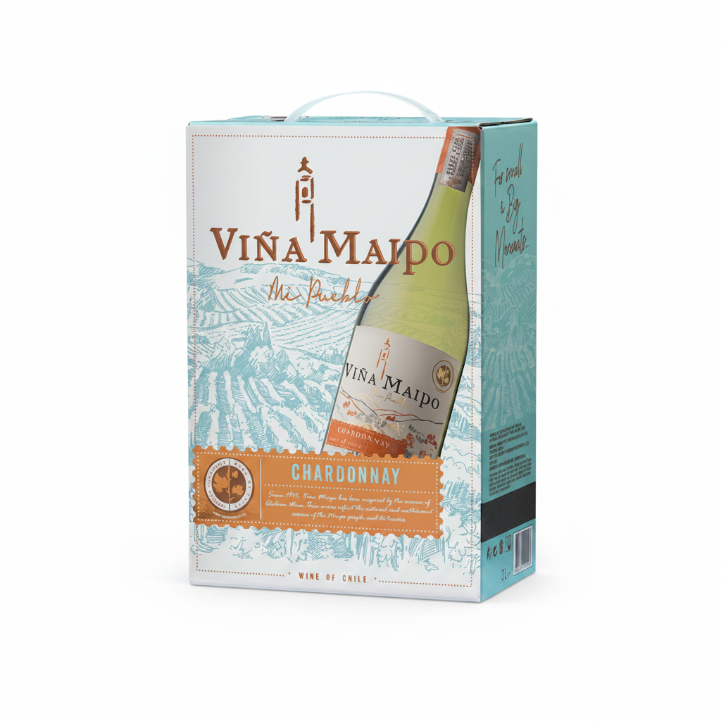 Vina Maipo Mi Pueblo Chardonnay, Chile 3L