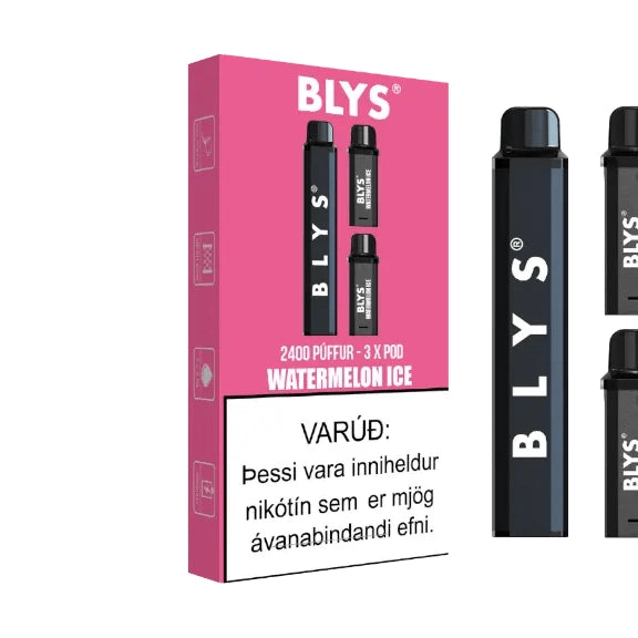 BLYS Kit 2400 (3 poddar) - Strawberry Ice