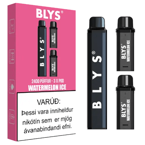 BLYS Kit 2400 (3 poddar) - Strawberry Ice