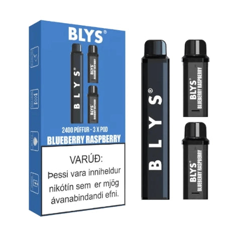 BLYS Kit 2400 (3 poddar) - Blueberry Raspberry