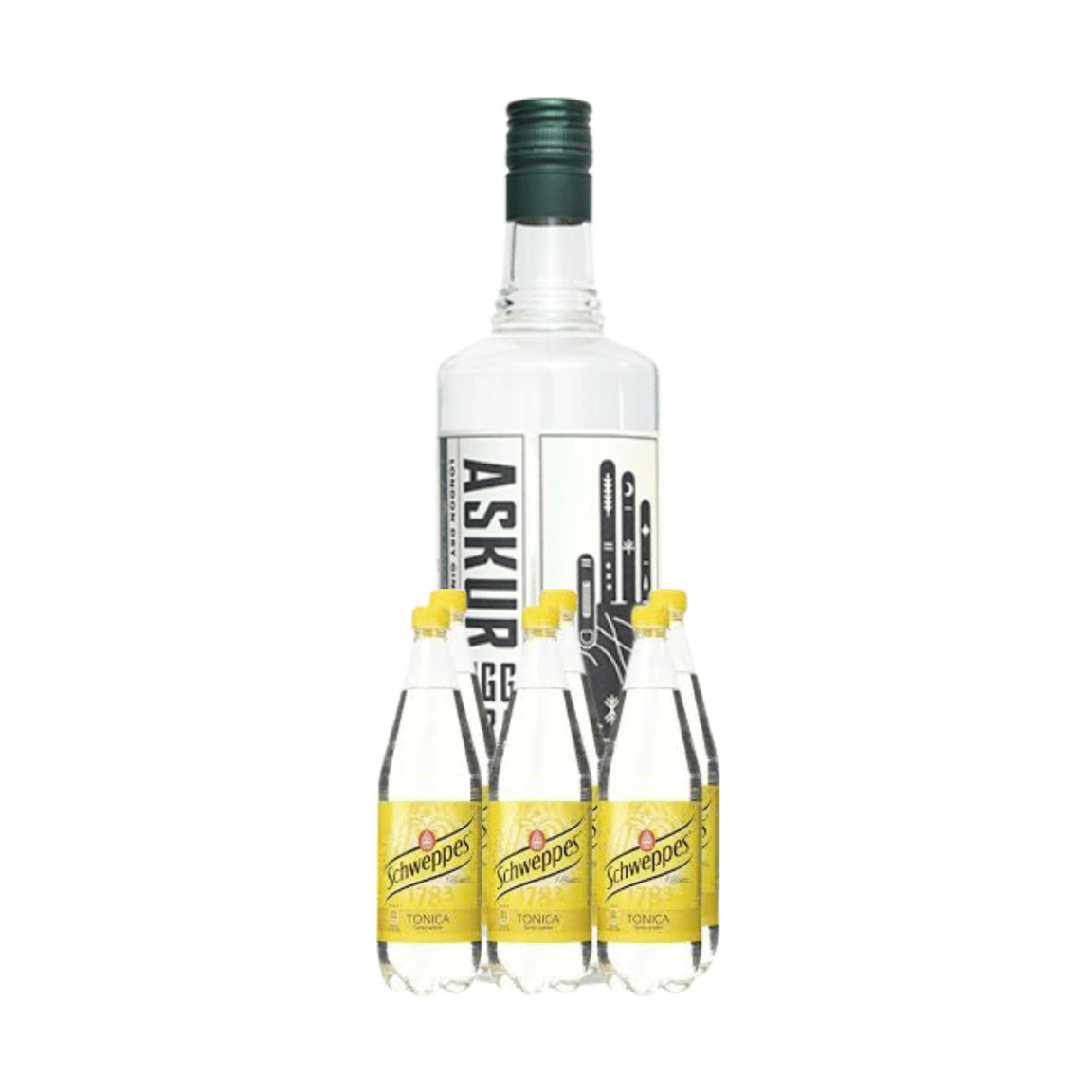 Askur Yggdrasil Gin + Schweppes Tonic