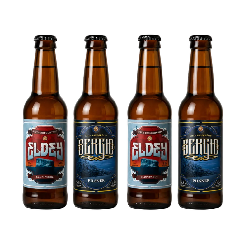 Litla Brugghúsið Mix (2x Bergið+2x Eldey) - 4x330ml
