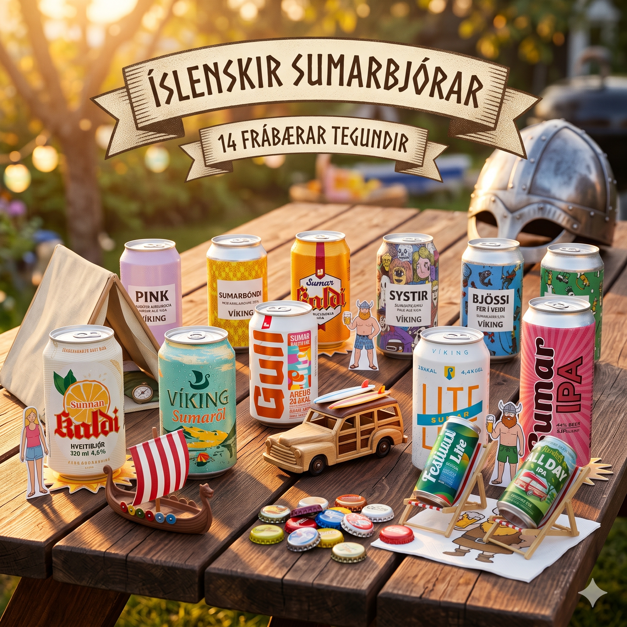 Sumarveisla 14 bjórar
