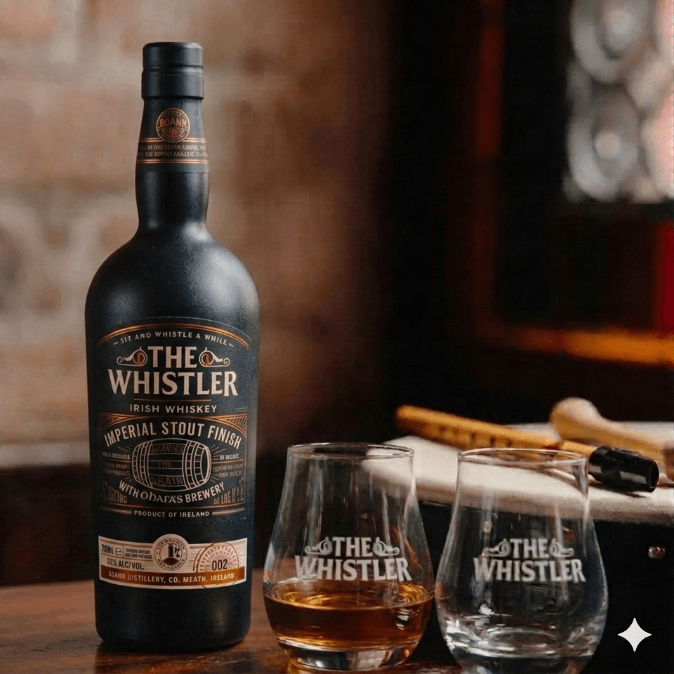 The Whistler Imperial Stout 700ml + 2 glös