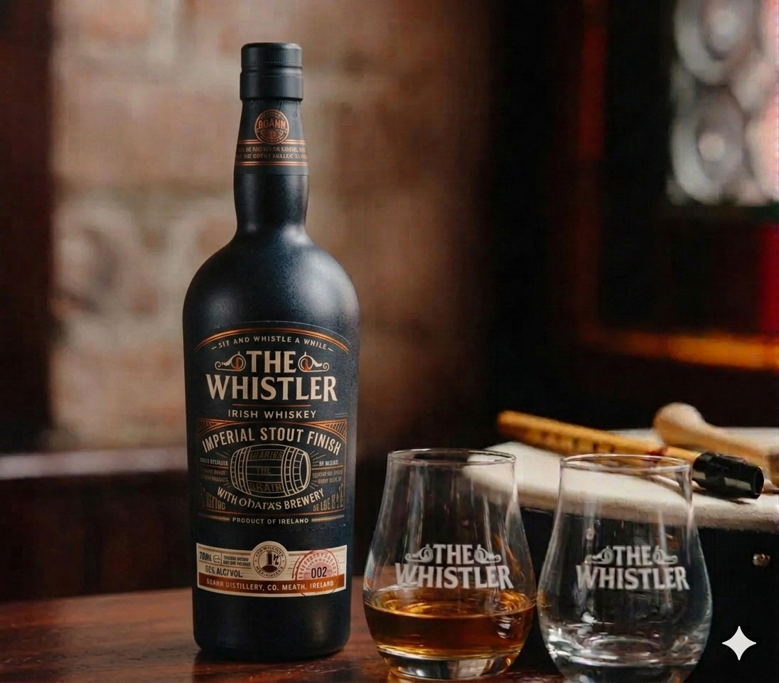 The Whistler Imperial Stout 700ml + 2 glös