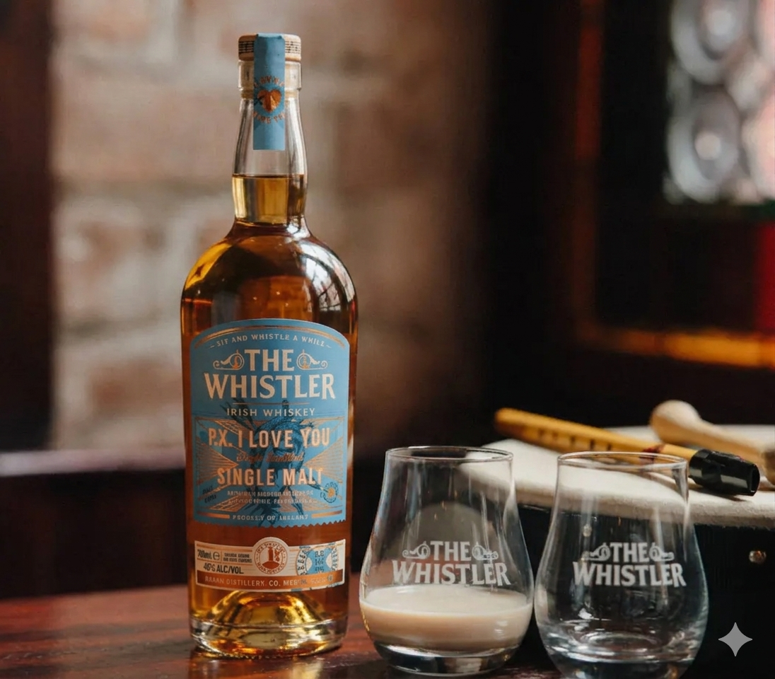 Whistler P.X. I Love You Whiskey + 2 glös