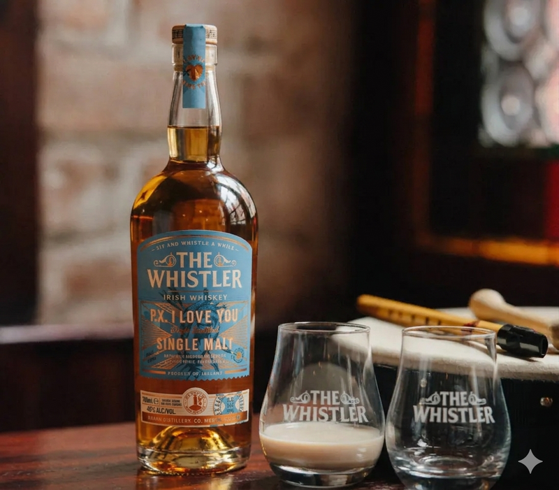 Whistler P.X. I Love You Whiskey + 2 glös