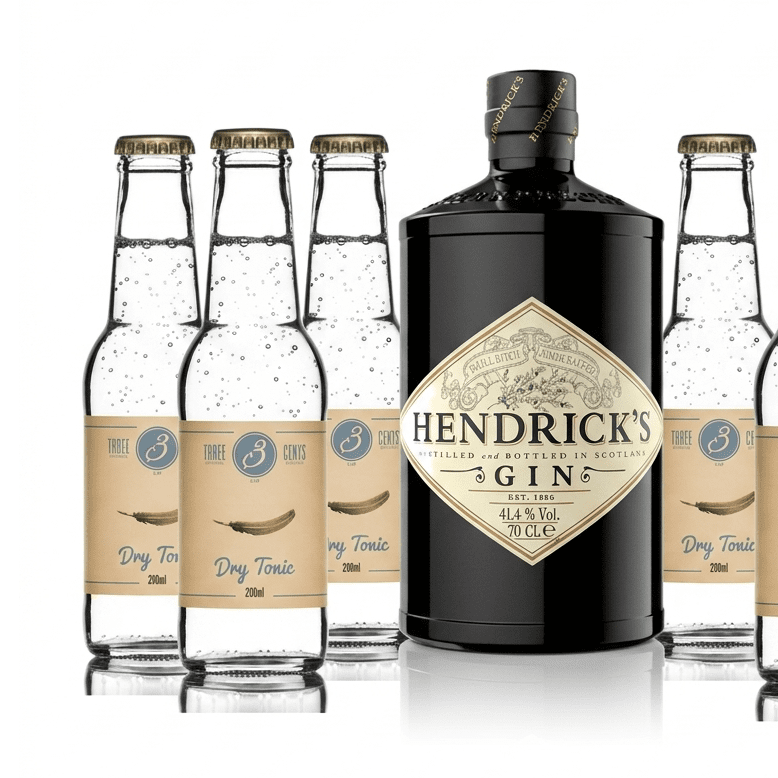 Hendricks 700ml + 6 dry tonic
