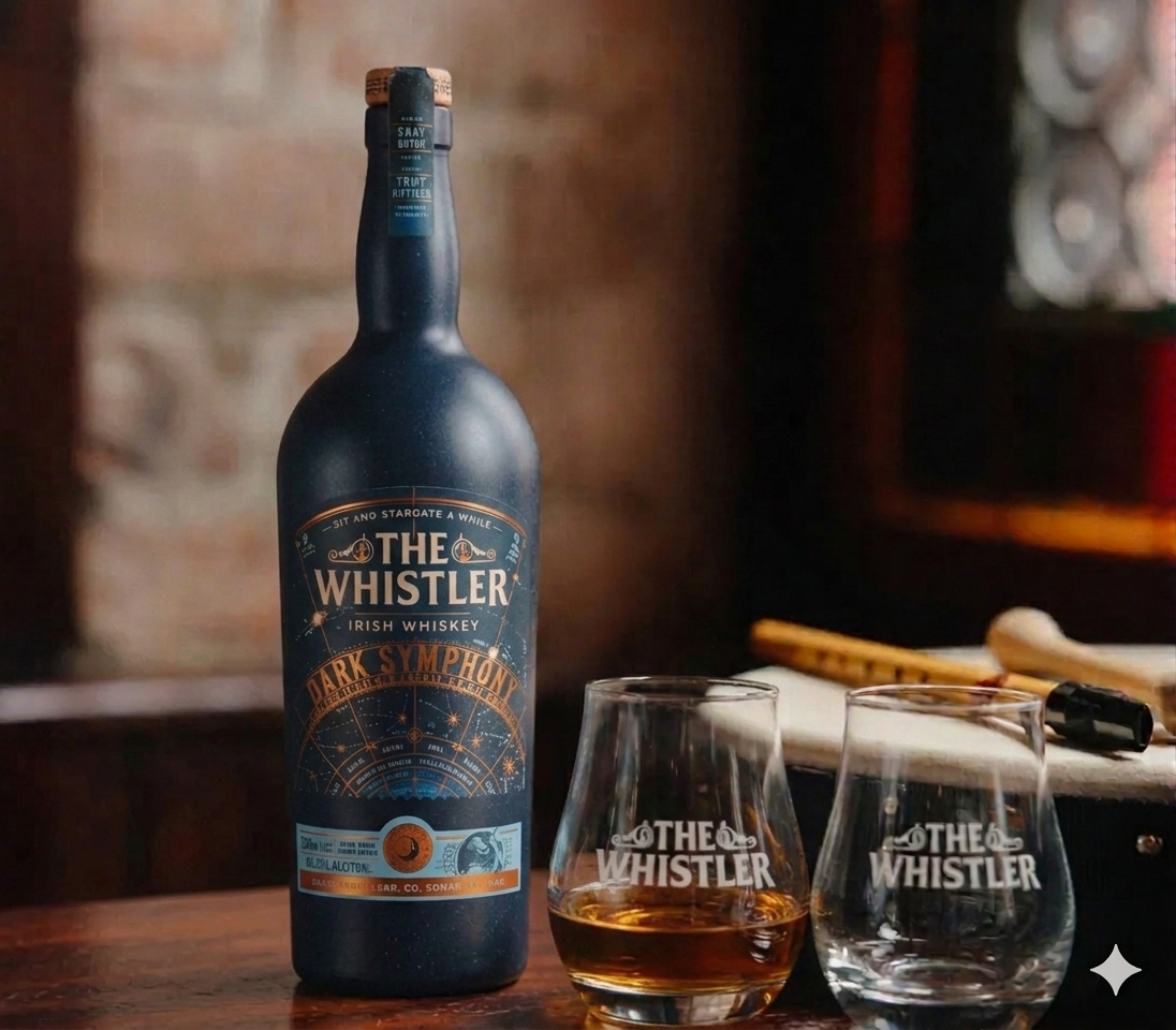 The Whistler Imperial Dark Symphony 700ml + 2 glös