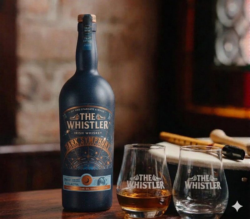 The Whistler Imperial Dark Symphony 700ml + 2 glös