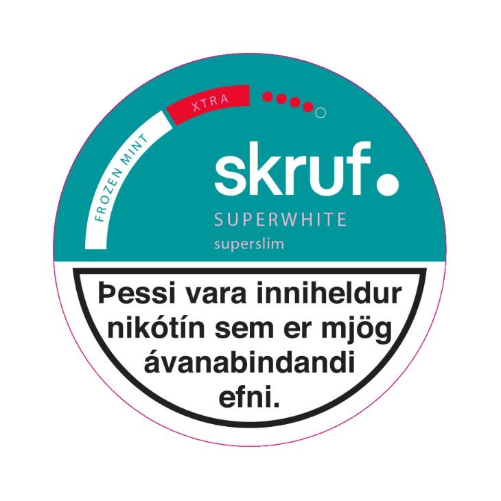 Skruf – Superwhite Frozen Mint