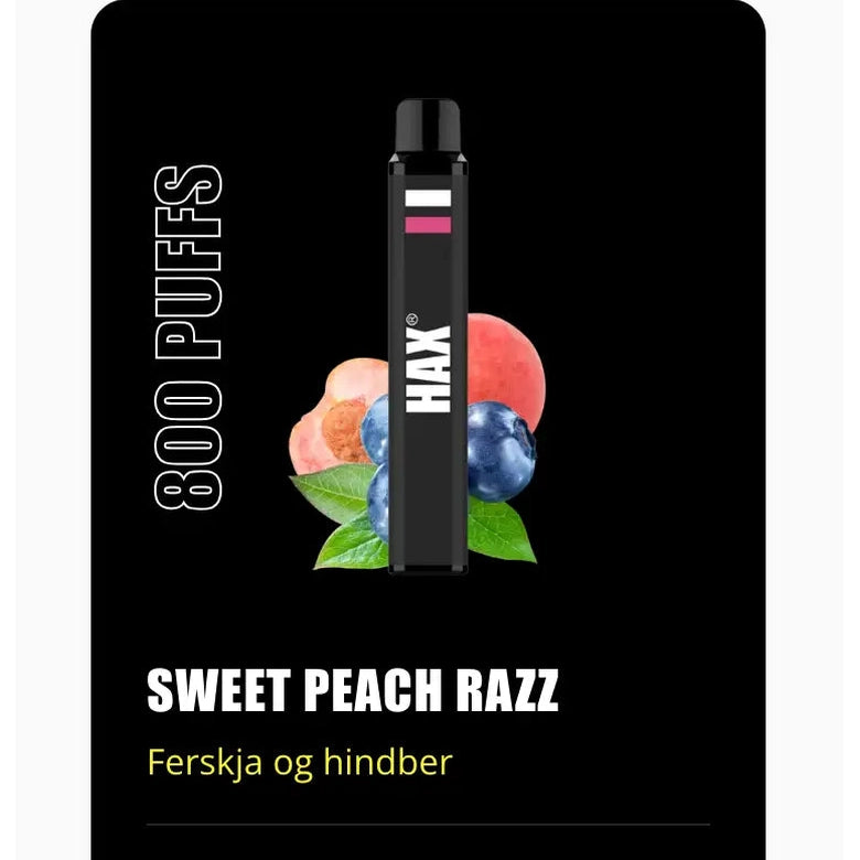HAX Sweet Peach Razz 800