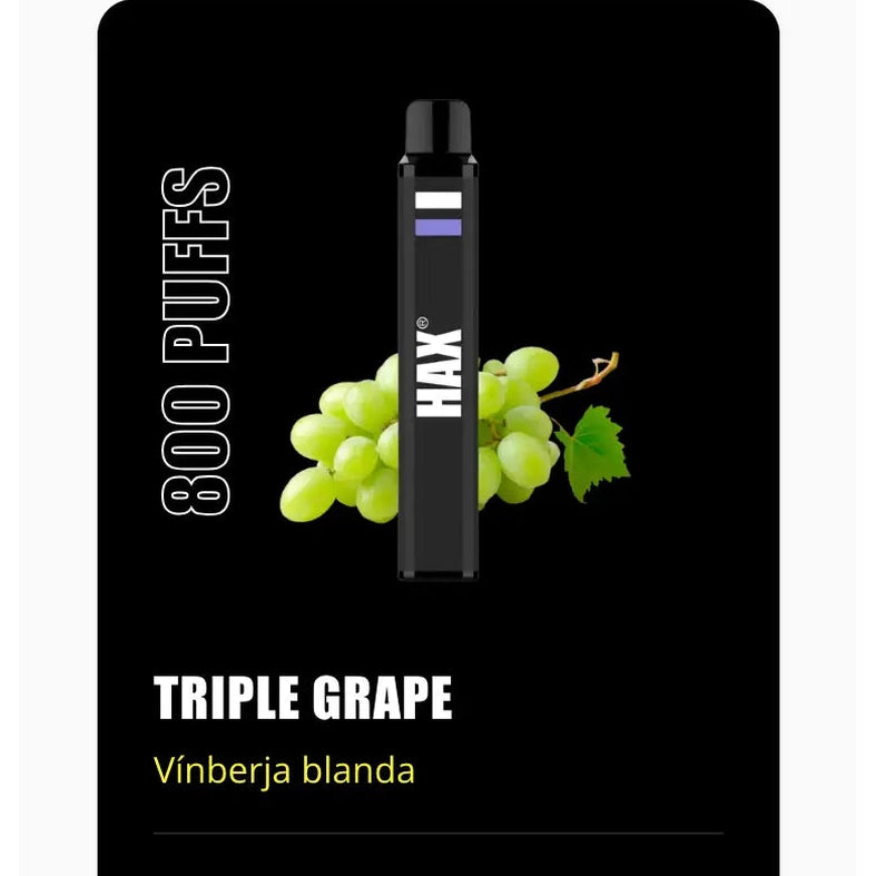 HAX Triple Grape 800