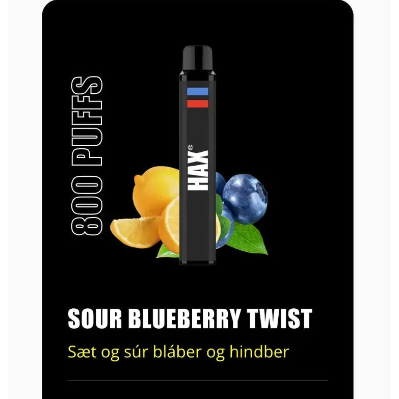 HAX Sour Blueberry Twist 800