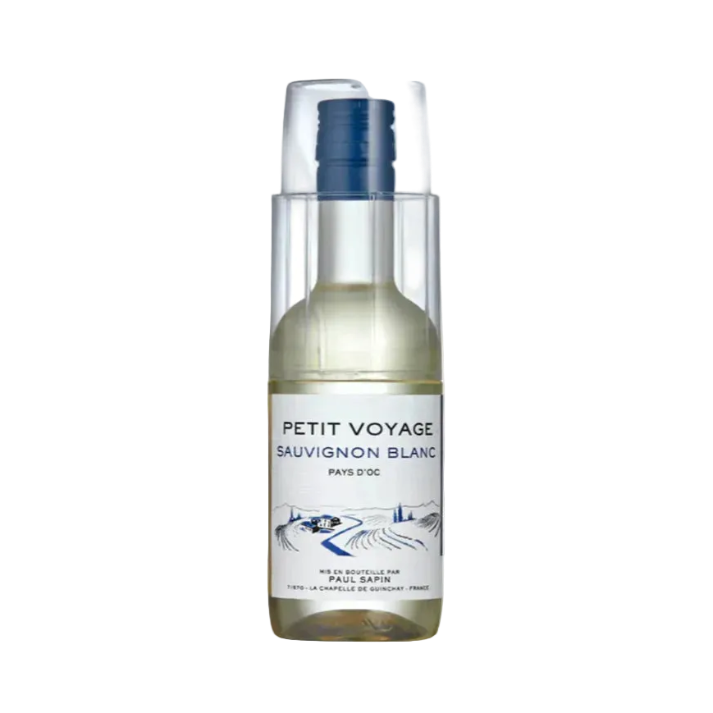 Petit Voyage Sauvignon Blanc m/ glasi - 187ml