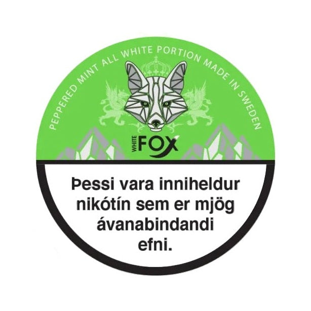 WHITE FOX – Peppered Mint