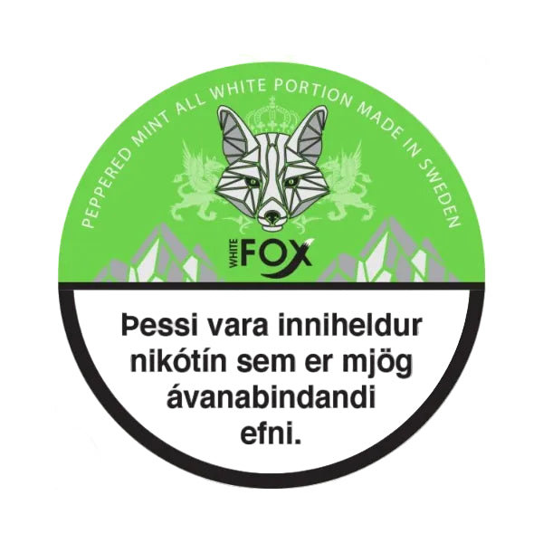 WHITE FOX – Peppered Mint