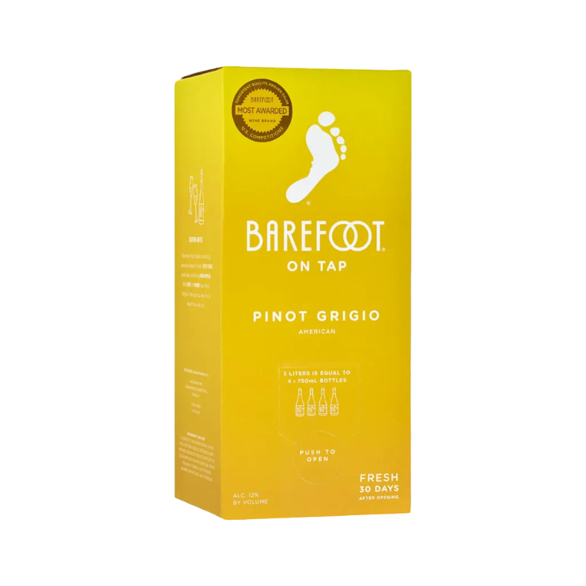 Barefoot Pinot Grigio, Bandaríkin 3L
