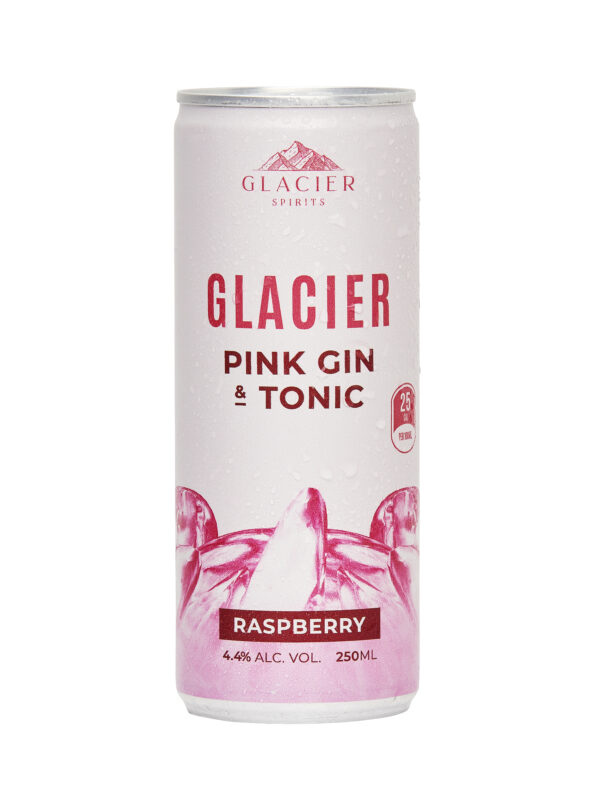 Glacier Pink Gin & Tonic - Raspberry